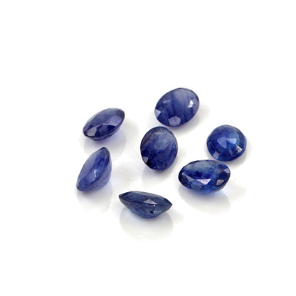 Natural Bangkok Blue Sapphire Calibrated Ovals | 5x7mm & 6x8mm