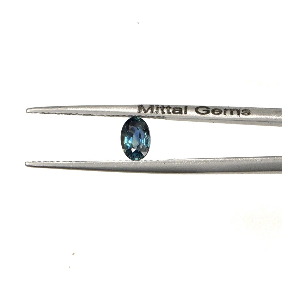 Natural Untreated Australian Teal Sapphire Calibrated Ovals | 3x5mm & 4x6mm