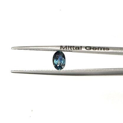 Natural Untreated Australian Teal Sapphire Calibrated Ovals | 3x5mm & 4x6mm