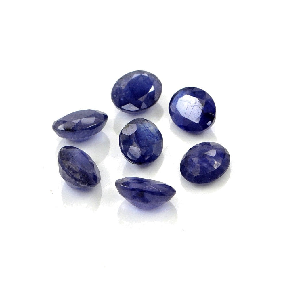 Natural Bangkok Blue Sapphire Calibrated Ovals | 7x9mm & 8x10mm