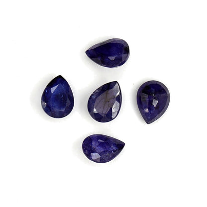 Natural Bangkok Blue Sapphire Calibrated Pears | 7x9mm & 8x10mm