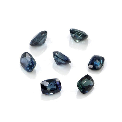 Natural Untreated Australian Teal Sapphire Calibrated Long Cushion | 3x4mm & 4x5mm
