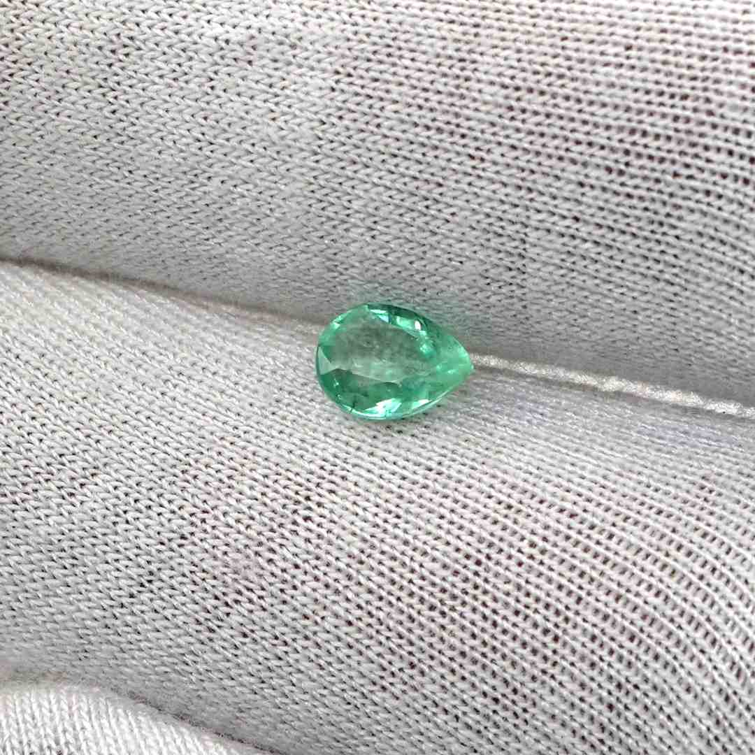 Natural Zambian Emerald Pear | 0.72cts