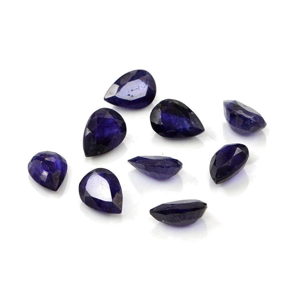 Natural Bangkok Blue Sapphire Calibrated Pears | 5x7mm & 6x8mm
