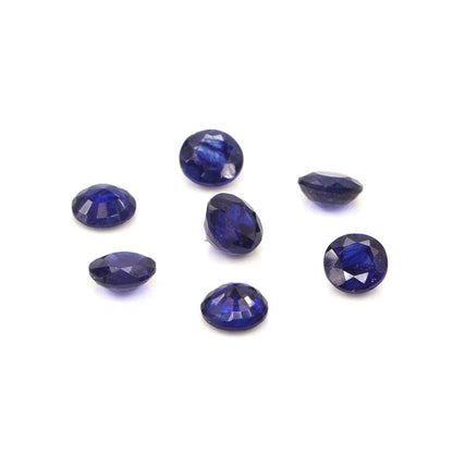 Natural Bangkok Blue Sapphire Calibrated Rounds | 4mm & 4.5mm