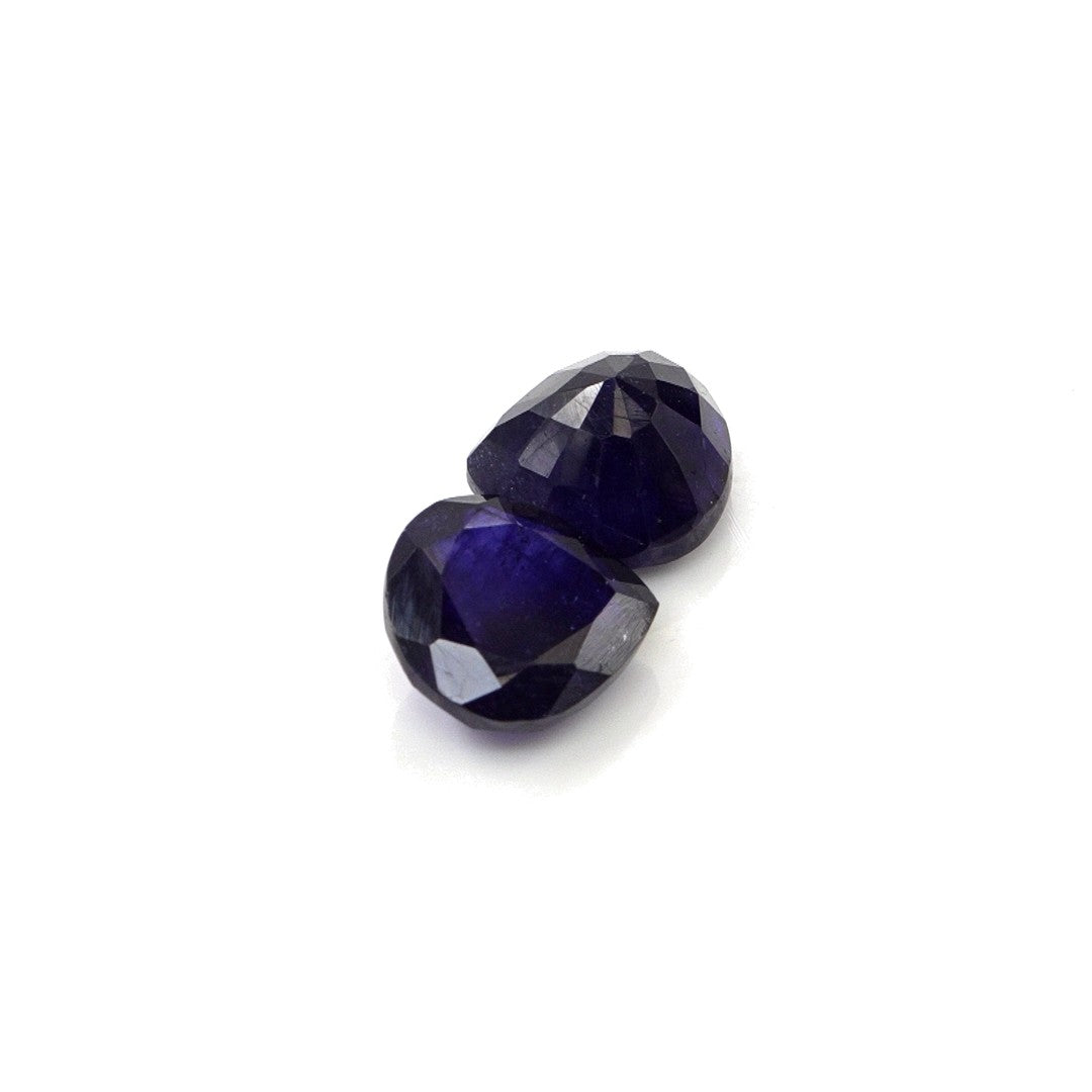 Natural Bangkok Blue Sapphire Calibrated Hearts | 9mm & 10mm