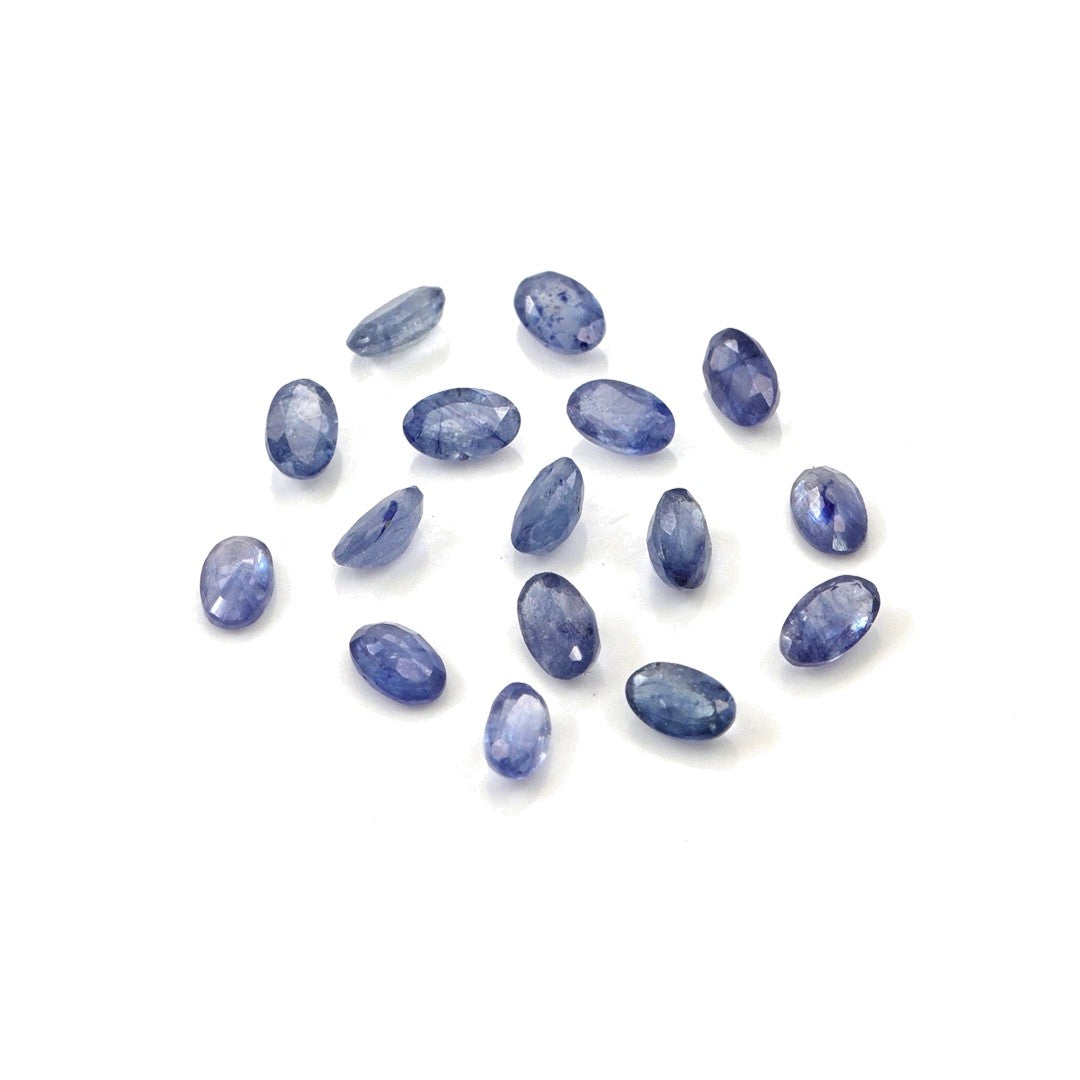 Natural Bangkok Blue Sapphire Calibrated Ovals | 3x5mm & 4x6mm