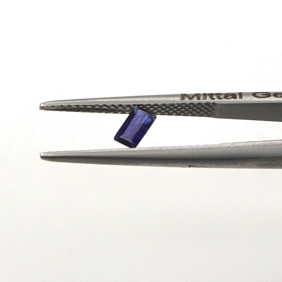 Natural Bangkok Blue Sapphire Calibrated Baguettes | 2x4mm & 2.5x5mm