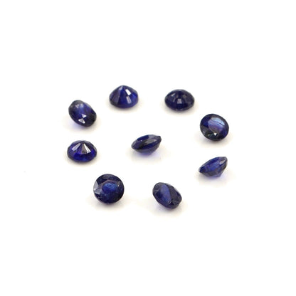 Natural Bangkok Blue Sapphire Calibrated Rounds | 3mm & 3.5mm