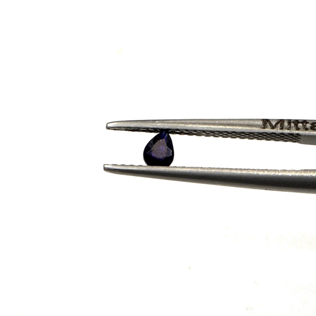 Natural Bangkok Blue Sapphire Calibrated Pears | 3x4mm & 4x5mm
