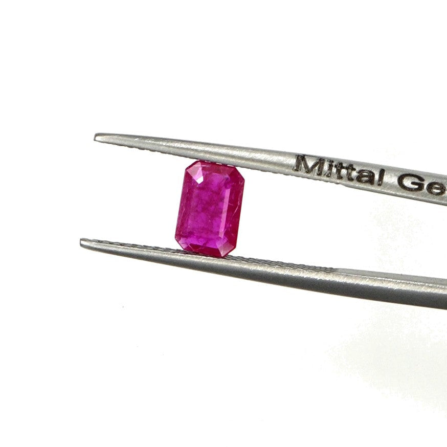 Natural Untreated Mozambique Ruby Calibrated Octagons | 5x7mm & 6x8mm