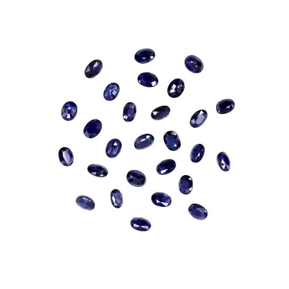 Natural Untreated Blue Sapphire Calibrated Ovals | 3x4mm & 4x5mm