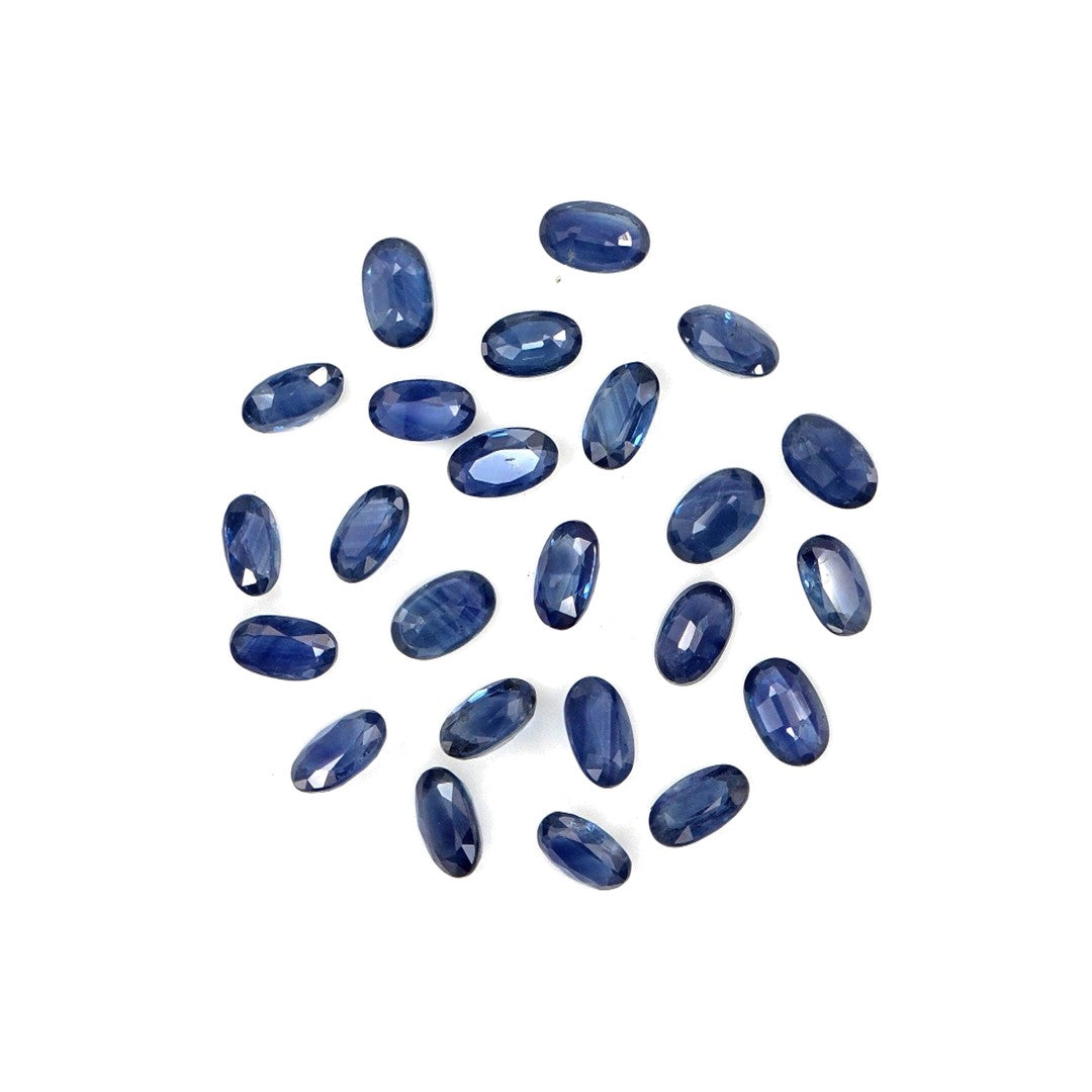 Natural Untreated Blue Sapphire Calibrated Ovals | 3x5mm & 4x6mm