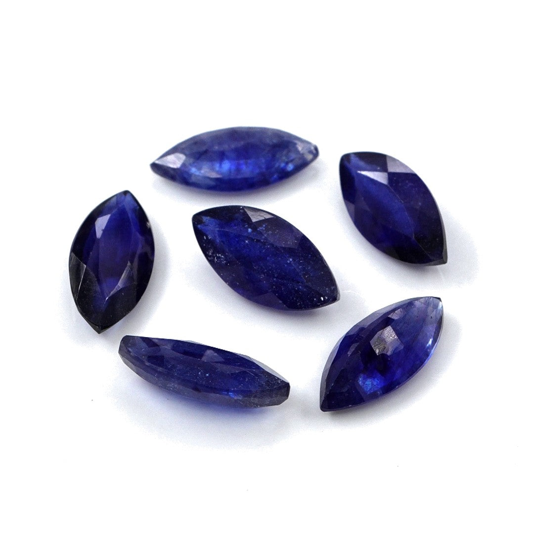 Natural Bangkok Blue Sapphire Calibrated Marquise | 7x14mm & 8x16mm