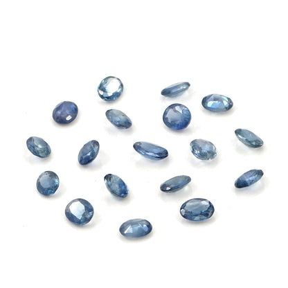 Natural Untreated Blue Sapphire Calibrated Ovals | 3x4mm & 4x5mm