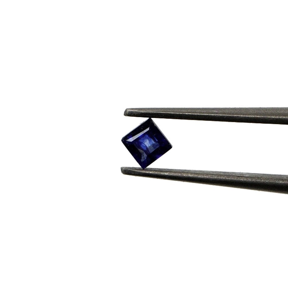 Natural Bangkok Blue Sapphire Calibrated Squares | 2mm & 2.5mm