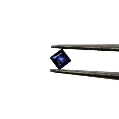 Natural Bangkok Blue Sapphire Calibrated Squares | 2mm & 2.5mm