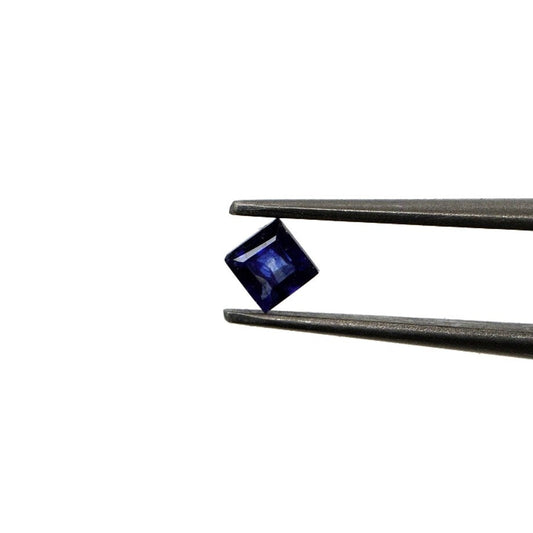 Natural Bangkok Blue Sapphire Calibrated Squares | 2mm & 2.5mm