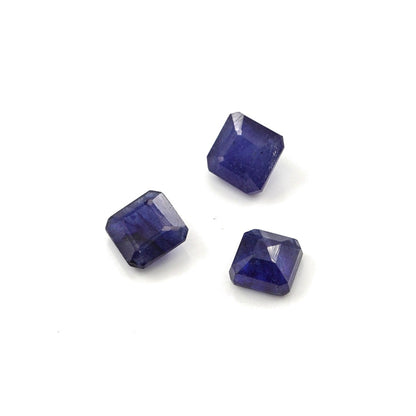 Natural Bangkok Blue sapphire Calibrated Square Octagon | 7mm & 7.5mm