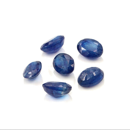 Natural Bangkok Blue Sapphire Calibrated Ovals | 5x7mm & 6x8mm