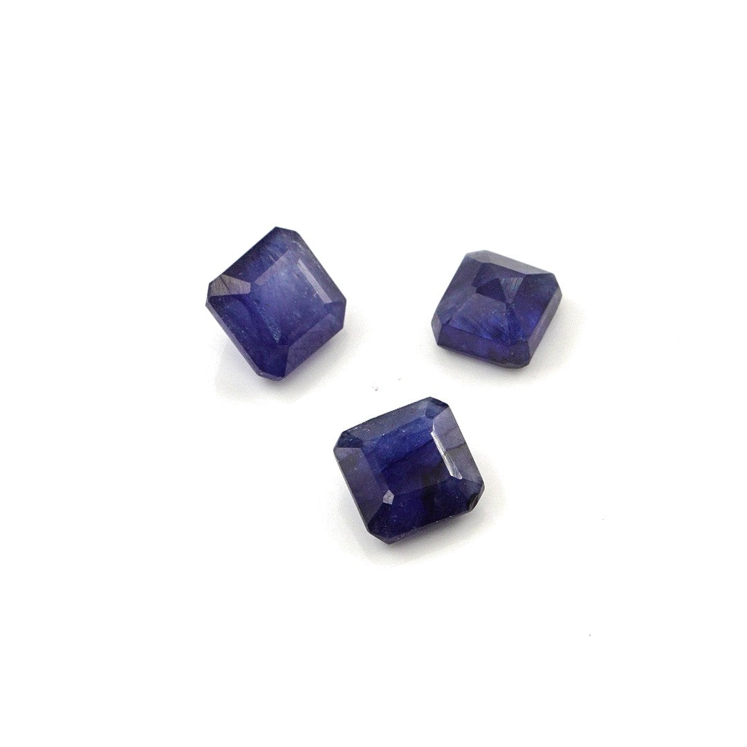 Natural Bangkok Blue sapphire Calibrated Square Octagon | 7mm & 7.5mm