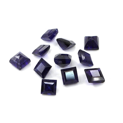 Natural Bangkok Blue Sapphire Calibrated Squares | 4mm & 4.5mm