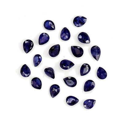 Natural Bangkok Blue Sapphire Calibrated Pears | 3x4mm & 4x5mm