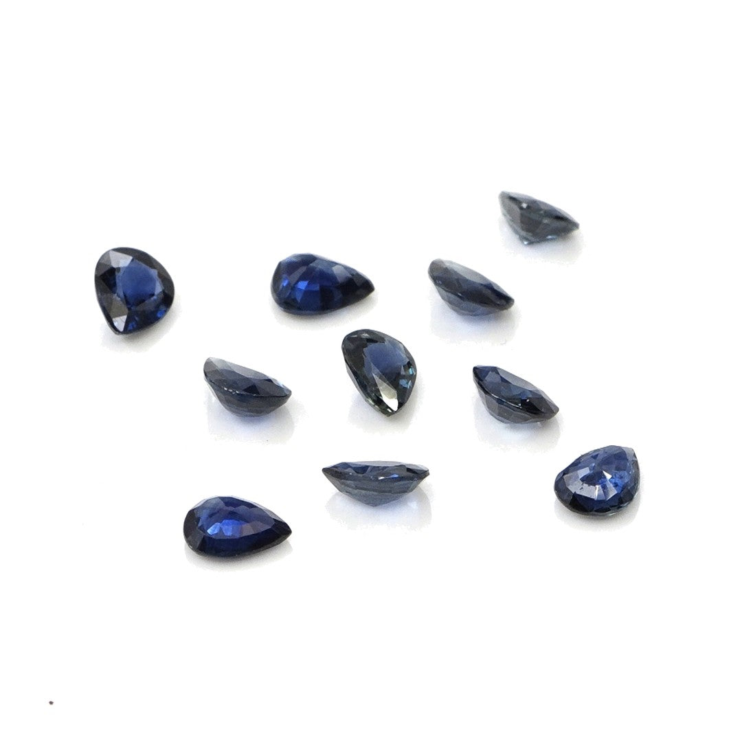 Natural Untreated Blue Sapphire Calibrated Ovals | 3x4mm & 4x5mm