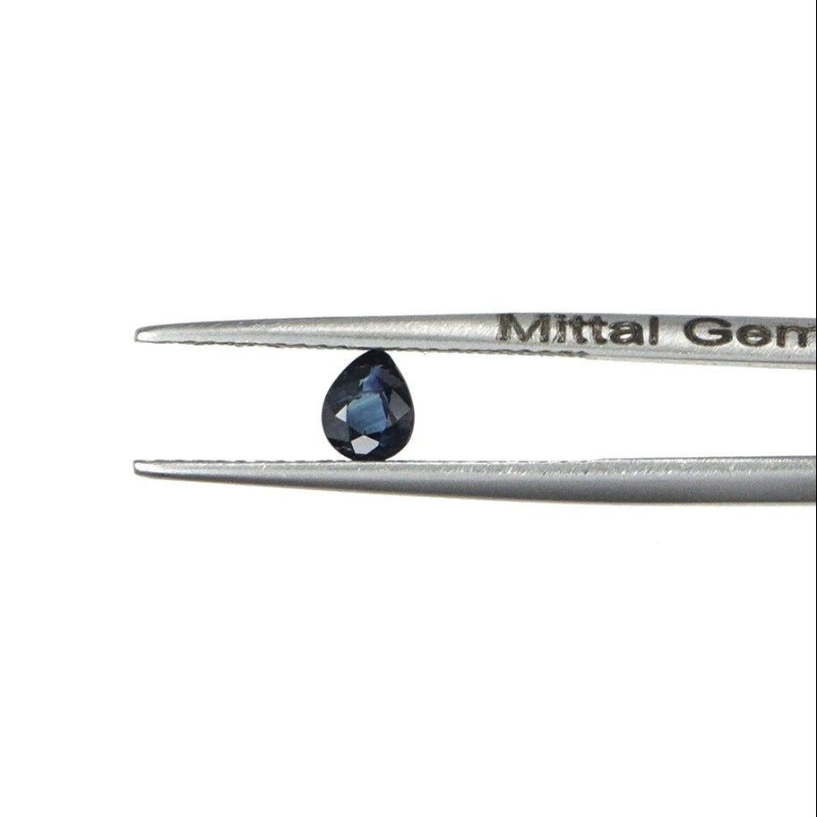 Natural Untreated Blue Sapphire Calibrated Pears | 3x4mm & 4x5mm