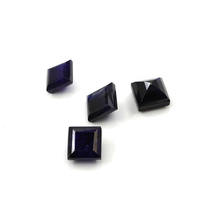 Natural Bangkok Blue Sapphire Calibrated Squares | 7mm & 8mm