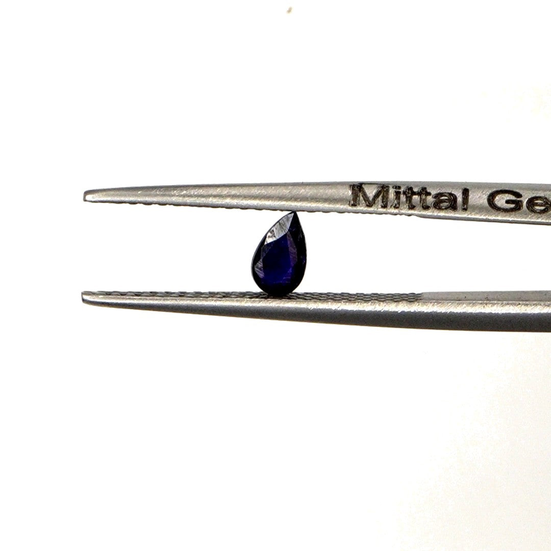 Natural Bangkok Blue Sapphire Calibrated Pears | 3x5mm & 4x6mm