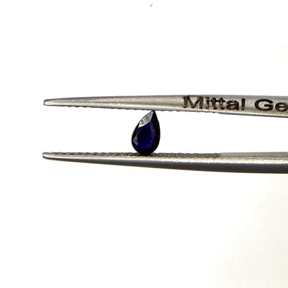 Natural Bangkok Blue Sapphire Calibrated Pears | 3x5mm & 4x6mm