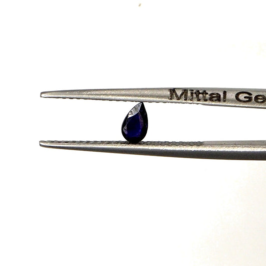 Natural Bangkok Blue Sapphire Calibrated Pears | 3x5mm & 4x6mm
