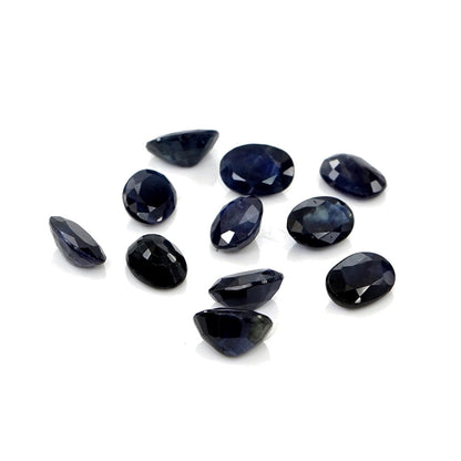 Natural Untreated Blue Sapphire Calibrated Ovals | 5x7mm & 6x8mm