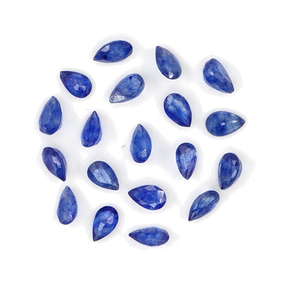 Natural Bangkok Blue Sapphire Calibrated Pears | 3x5mm & 4x6mm