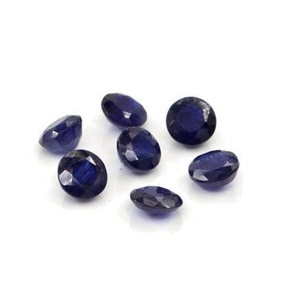 Natural Bangkok Blue Sapphire Calibrated Rounds | 7mm & 8mm
