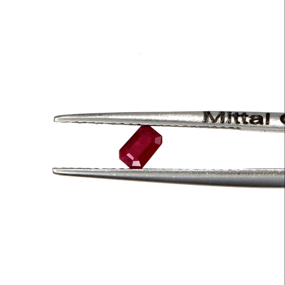 Natural Untreated Mozambique Ruby Calibrated Octagons | 3x5mm & 4x6mm