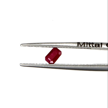 Natural Untreated Mozambique Ruby Calibrated Octagons | 3x5mm & 4x6mm