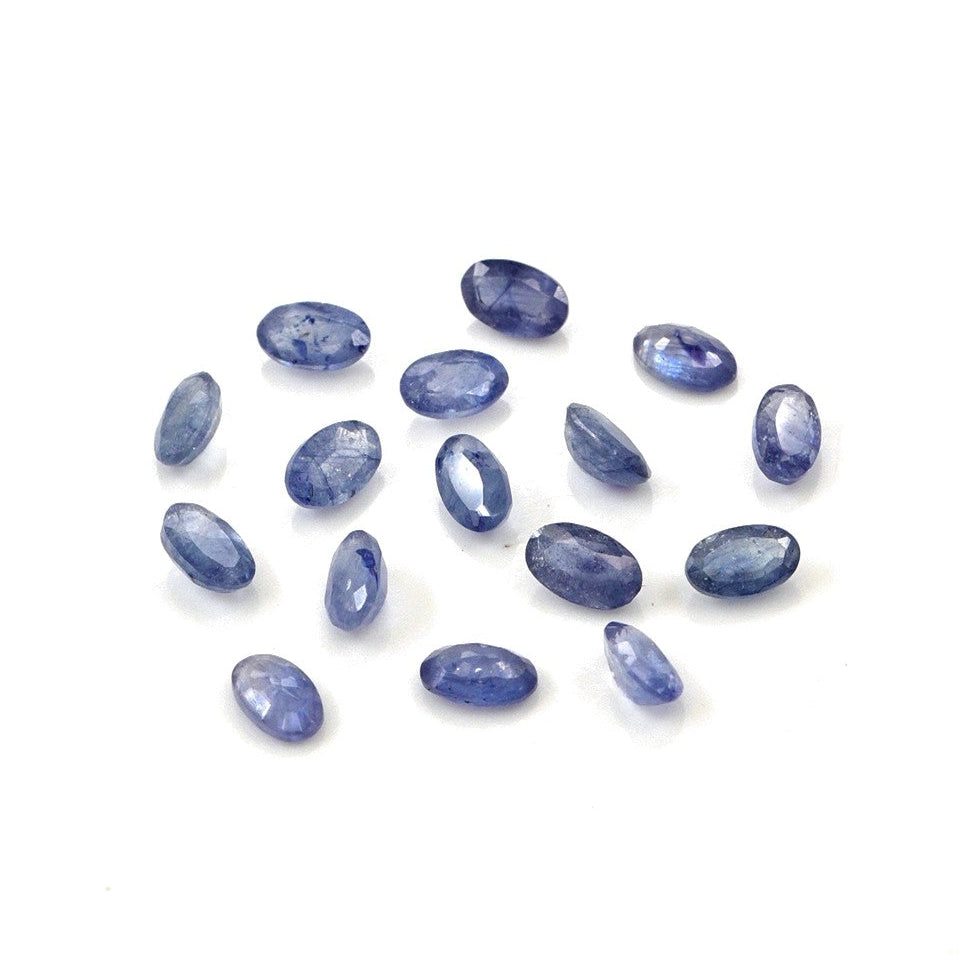 Natural Bangkok Blue Sapphire Calibrated Ovals | 3x5mm & 4x6mm