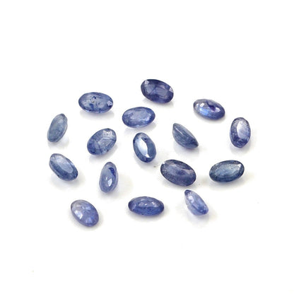 Natural Bangkok Blue Sapphire Calibrated Ovals | 3x5mm & 4x6mm