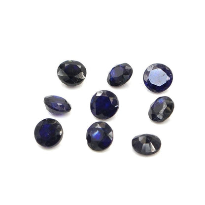 Natural Bangkok Blue Sapphire Calibrated Rounds | 4mm & 4.5mm