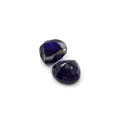 Natural Bangkok Blue Sapphire Calibrated Hearts | 9mm & 10mm