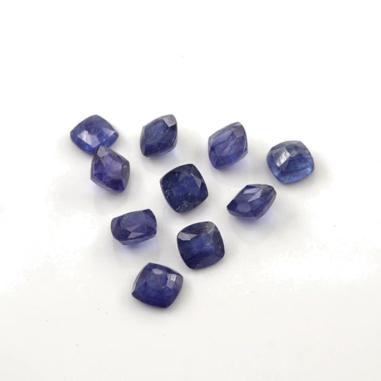 Natural Bangkok Blue Sapphire Loose Cushion Cut | 4mm & 4.5mm BS-C7 Picture-1