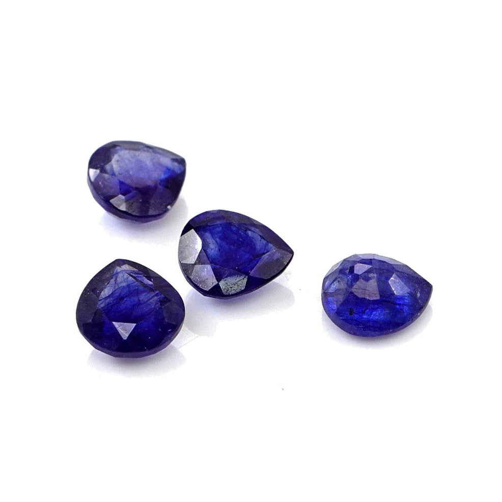 Natural Bangkok Blue Sapphire Calibrated Hearts | 5mm & 6mm