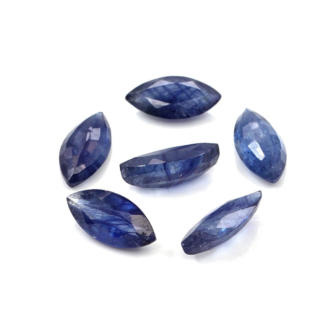 Natural Bangkok Blue Sapphire Calibrated Marquise | 7x14mm & 8x16mm