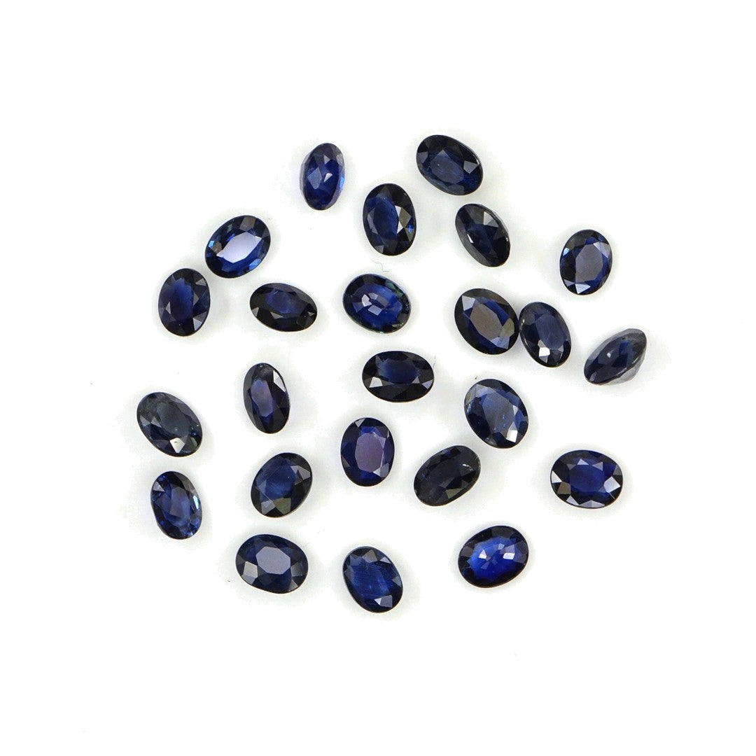 Natural Untreated Australian Teal Sapphire Calibrated Ovals | 3x4mm & 4x5mm