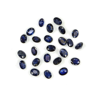 Natural Untreated Australian Teal Sapphire Calibrated Ovals | 3x4mm & 4x5mm