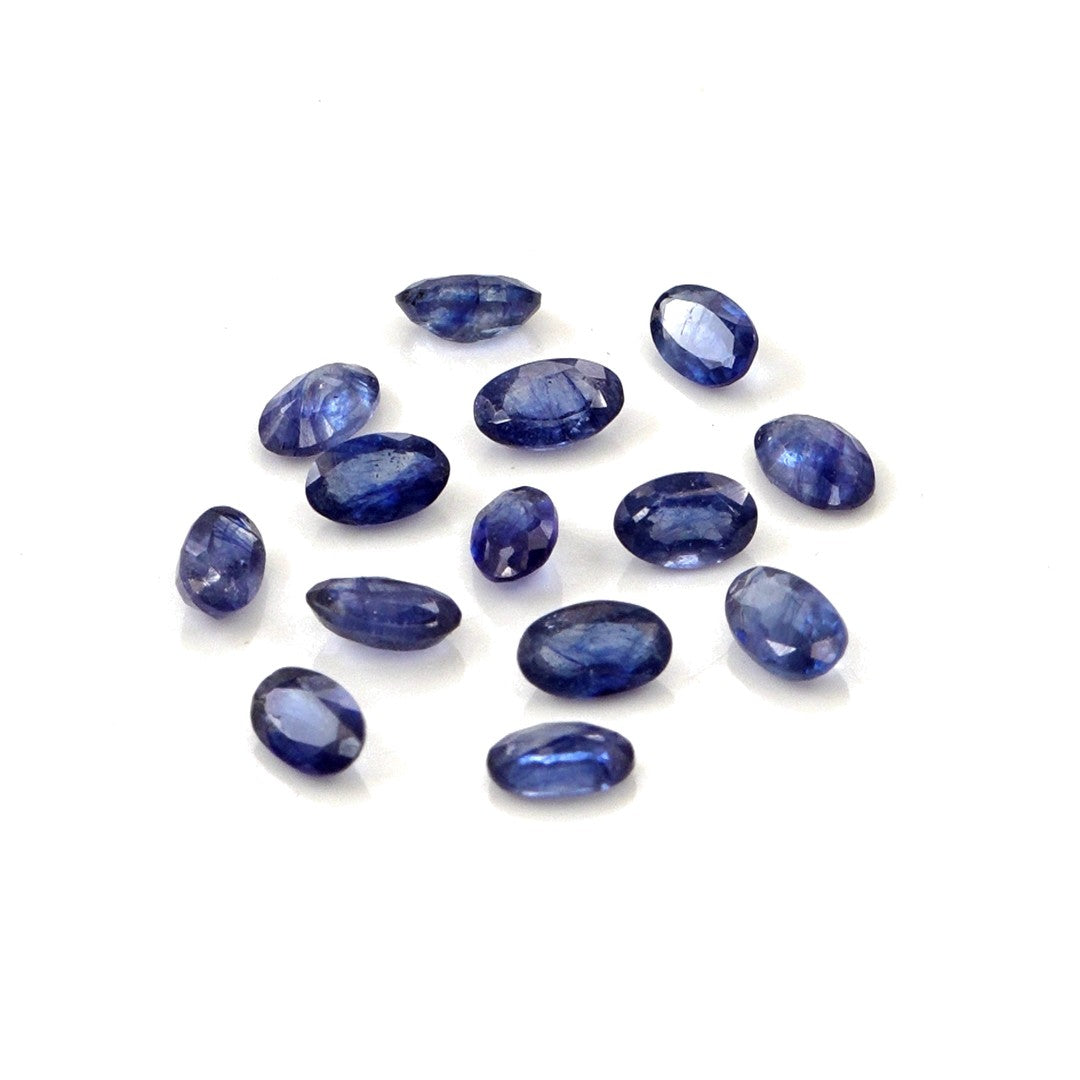 Natural Bangkok Blue Sapphire Calibrated Ovals | 3x5mm & 4x6mm