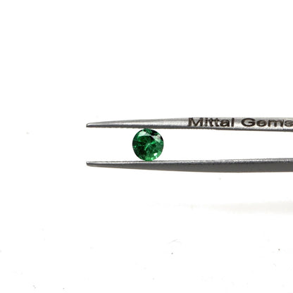 Natural Zambian Emerald Calibrated Rounds | 3mm & 3.5mm