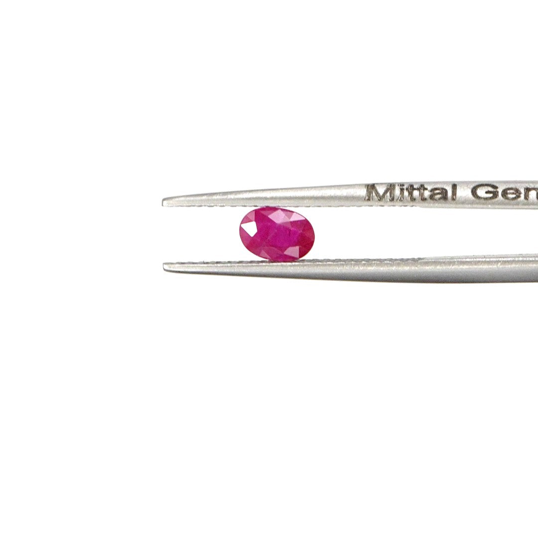 Natural Untreated Burma Ruby Calibrated Ovals | 3x5mm & 4x6mm